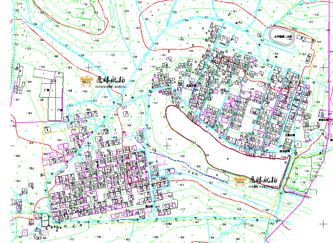 成都市灌溉工程建設(shè)用DLG數(shù)字地形圖